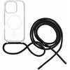 Etui FIXED MagPure Neck MagSafe do Apple iPhone 16 Pro Max Przezroczysty + czarna smycz