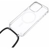Etui FIXED MagPure Neck MagSafe do Apple iPhone 16 Pro Max Przezroczysty + czarna smycz Dominujący kolor Przezroczysty