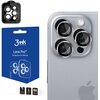 Nakładka na obiektyw 3MK Lens Protection Pro do Apple iPhone 16 Pro/16 Pro Max Srebrny Seria telefonu iPhone