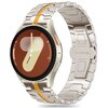 Pasek TECH-PROTECT Stainless Line do Samsung Galaxy Watch 4/5/5 Pro/6/7/FE Tytanowo-pomarańczowy