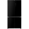 Lodówka BERG CZW190NBG03 No Frost 190.2cm Czarne szkło Licowane drzwi
