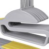 Wieszak na ubrania GOCKOWIAK Flexi Szaro-żółty (10 sztuk) Materiał wykonania Tworzywo sztuczne