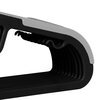 Wieszak na ubrania GOCKOWIAK Flexi Czarno-szary (10 sztuk) Wymiary [cm] 41.5 x 22 x 0.6