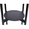 Kwietnik LOFTINSPIRED Torre 70 cm Czarny Liczba półek [szt.] 1