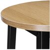 Hoker EHOKERY Flint Modern Oak Czarno-brązowy Materiał Stal malowana proszkowo