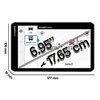 Nawigacja do ciężarówki GARMIN Dezl LGV720 6.95" Europa Sterowanie głosem/Satelitarna Wyświetlacz [cale] 6.95