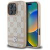 Etui DKNY Checkered Pattern & Printed Stripes do Apple iPhone 16 Pro Różowy