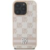 Etui DKNY Checkered Pattern & Printed Stripes do Apple iPhone 16 Pro Różowy Model telefonu iPhone 16 Pro