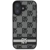 Etui DKNY Checkered Pattern & Printed Stripes do Apple iPhone 16 Czarny Model telefonu iPhone 16