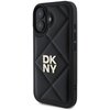 Etui DKNY Quilted Stack Logo do Apple iPhone 16 Czarny Seria telefonu iPhone