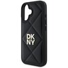 Etui DKNY Quilted Stack Logo do Apple iPhone 16 Czarny Typ Etui nakładka