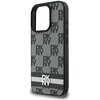 Etui DKNY Checkered Pattern & Printed Stripes do Apple iPhone 16 Pro Max Czarny Typ Etui nakładka