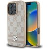 Etui DKNY Checkered Pattern & Printed Stripes do Apple iPhone 16 Pro Max Różowy