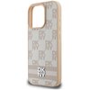 Etui DKNY Checkered Pattern & Printed Stripes do Apple iPhone 16 Pro Max Różowy Typ Etui nakładka