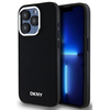 Etui DKNY Plain Logo MagSafe do Apple iPhone 15 Pro Czarny