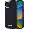 Etui DKNY Plain Logo MagSafe do Apple iPhone 15 Plus Czarny