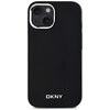 Etui DKNY Plain Logo MagSafe do Apple iPhone 15 Plus Czarny Model telefonu iPhone 15 Plus
