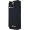 Etui DKNY Plain Silver Logo MagSafe do Apple iPhone 15 Czarny Seria telefonu iPhone