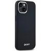 Etui DKNY Plain Silver Logo MagSafe do Apple iPhone 15 Czarny Model telefonu iPhone 15