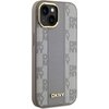 Etui DKNY Leather Checkered Mono Pattern MagSafe do Apple iPhone 14 Beżowy Marka telefonu Apple