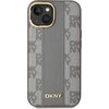 Etui DKNY Leather Checkered Mono Pattern MagSafe do Apple iPhone 14 Beżowy Seria telefonu iPhone