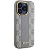 Etui DKNY Leather Checkered Mono Pattern MagSafe do Apple iPhone 15 Pro Max Beżowy Marka telefonu Apple