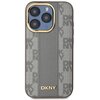Etui DKNY Leather Checkered Mono Pattern MagSafe do Apple iPhone 15 Pro Max Beżowy Seria telefonu iPhone