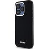 Etui DKNY Plain Logo MagSafe do Apple iPhone 15 Pro Max Czarny Model telefonu iPhone 15 Pro Max