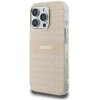 Etui DKNY Repeat Texture Pattern With Stripe do Apple iPhone 16 Pro Różowy Seria telefonu iPhone
