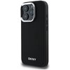 Etui DKNY Plain Silver Logo MagSafe do Apple iPhone 16 Pro Czarny Seria telefonu iPhone