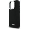 Etui DKNY Plain Silver Logo MagSafe do Apple iPhone 16 Pro Czarny Typ Etui nakładka