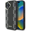 Etui DKNY Checkered Pattern Magsafe do Apple iPhone 16 Plus Czarny