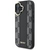 Etui DKNY Checkered Pattern Magsafe do Apple iPhone 16 Plus Czarny Seria telefonu iPhone