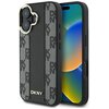 Etui DKNY Checkered Pattern MagSafe do Apple iPhone 16 Czarny