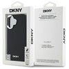 Etui DKNY Plain Silver Logo MagSafe do Apple iPhone 16 Czarny Marka telefonu Apple