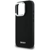 Etui DKNY Plain Silver Logo MagSafe do Apple iPhone 16 Pro Max Czarny Typ Etui nakładka