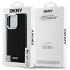 Etui DKNY Plain Silver Logo MagSafe do Apple iPhone 16 Pro Max Czarny Marka telefonu Apple