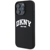 Etui DKNY Silicone White Printed Logo MagSafe do Apple iPhone 16 Pro Max Czarny Seria telefonu iPhone