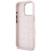 Etui GUESS Silicone Script Metal Logo & Frame do Apple iPhone 16 Pro Max Różowy Gwarancja 24 miesiące