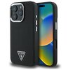 Etui GUESS Grained Triangle MagSafe do Apple iPhone 16 Pro Czarny