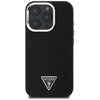 Etui GUESS Grained Triangle MagSafe do Apple iPhone 16 Pro Czarny Model telefonu iPhone 16 Pro