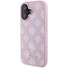 Etui GUESS Peony Script Logo MagSafe do Apple iPhone 16 Plus Różowy Seria telefonu iPhone