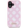 Etui GUESS Peony Script Logo MagSafe do Apple iPhone 16 Plus Różowy Model telefonu iPhone 16 Plus