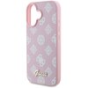 Etui GUESS Peony Script Logo MagSafe do Apple iPhone 16 Plus Różowy Typ Etui nakładka