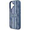 Etui GUESS 4G Printed Stripes MagSafe do Apple iPhone 16 Niebieski Typ Etui nakładka