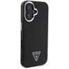 Etui GUESS Grained Triangle MagSafe do Apple iPhone 16 Czarny Kompatybilność Apple iPhone 16