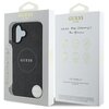 Etui GUESS Saffiano Peony Classic Logo MagSafe do Apple iPhone 16 Czarny Marka telefonu Apple