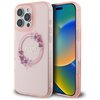 Etui GUESS IML Flowers Wreath MagSafe do Apple iPhone 16 Pro Max Różowy