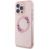 Etui GUESS IML Flowers Wreath MagSafe do Apple iPhone 16 Pro Max Różowy Seria telefonu iPhone