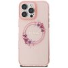 Etui GUESS IML Flowers Wreath MagSafe do Apple iPhone 16 Pro Max Różowy Model telefonu iPhone 16 Pro Max
